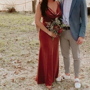 Jenny Yoo Velvet Gown